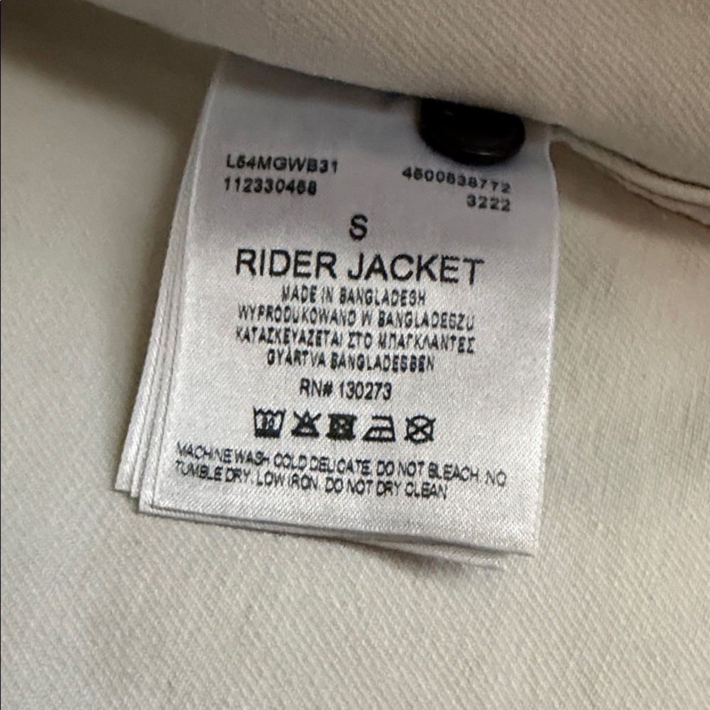 Lee Jean Light Denim Rider Jacket Size Small - Picture 2 of 4